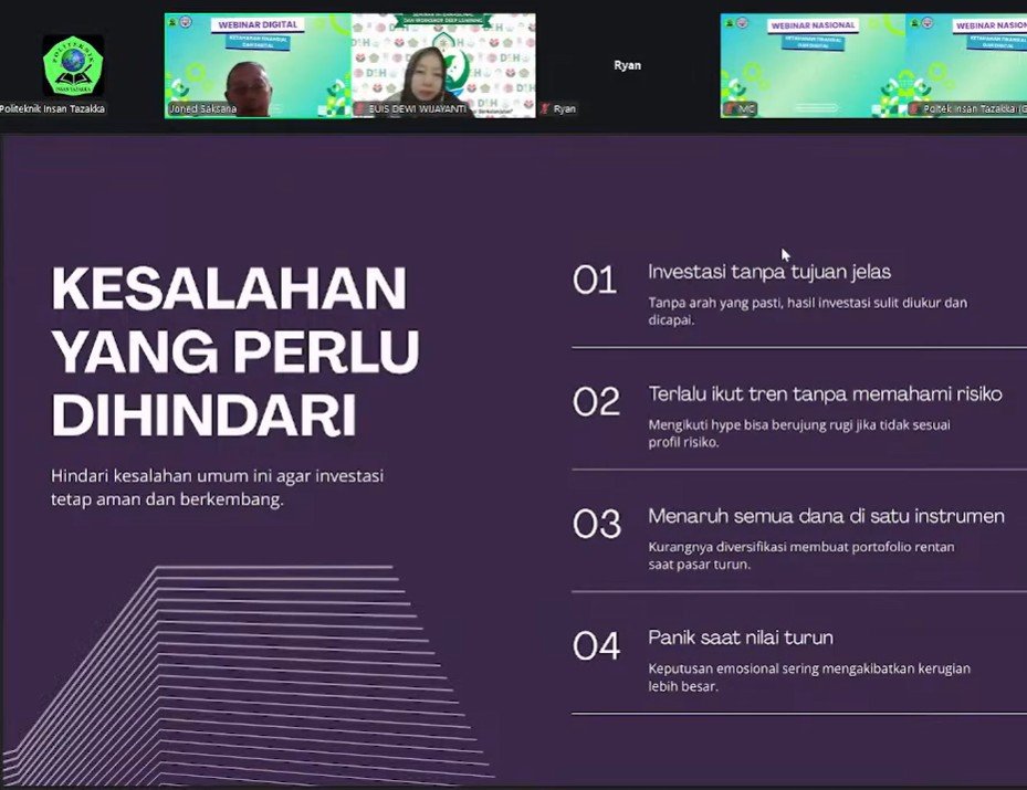 Bang Joned beri paparan pada Webinar Nasional