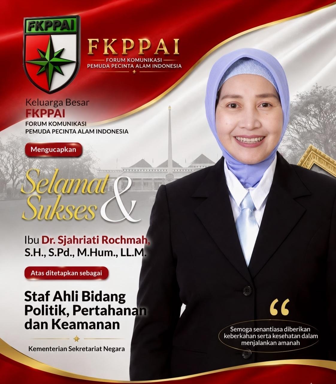 Ucapan Selamat dari Keluarga Besar FKPPAI